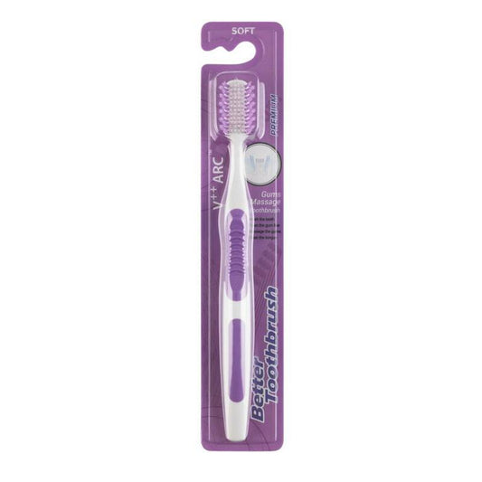 Bettertoothbrush Tandenborstel premium soft paars 1st
