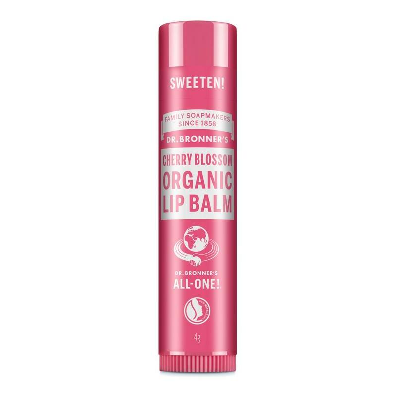 Dr Bronners Lipbalsem cherry blossom 4g