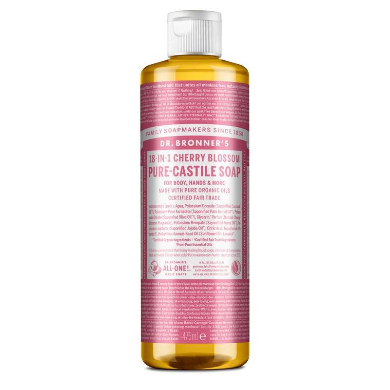 Dr Bronners Liquid soap cherry blossom 475ml