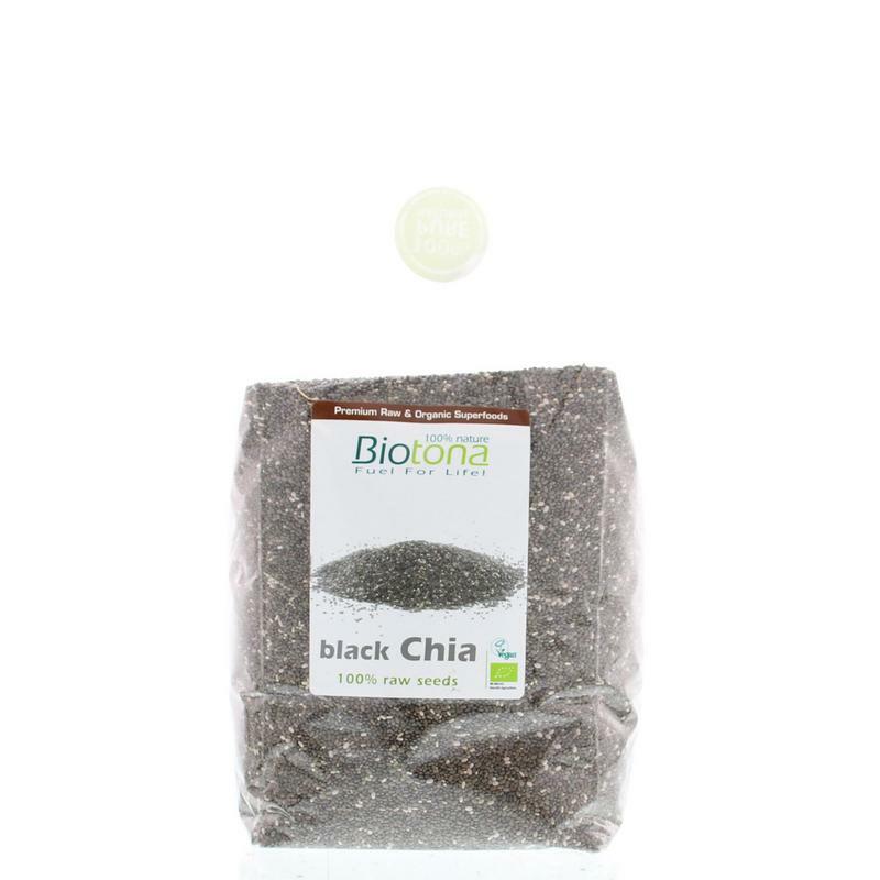 Biotona Black chia raw seeds bio 1000g