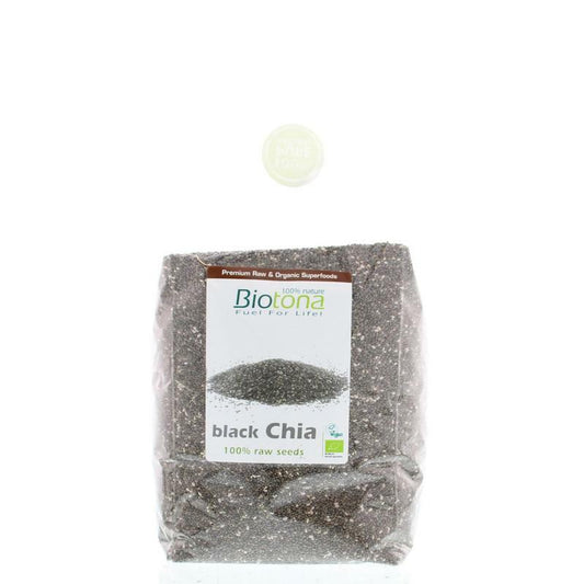 Biotona Black chia raw seeds bio 1000g