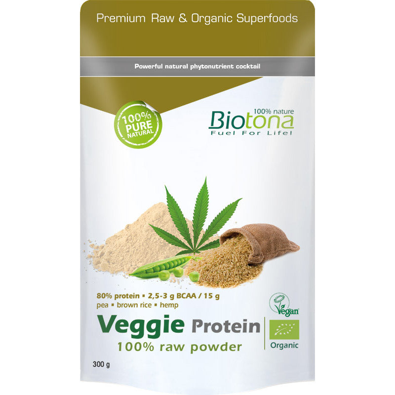 Biotona Veggie protein raw bio 300g