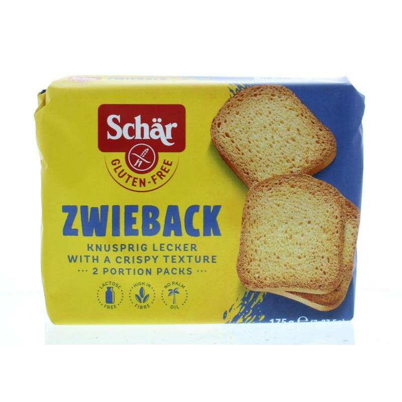 Dr Schar Zwieback (beschuitbrood) 175g