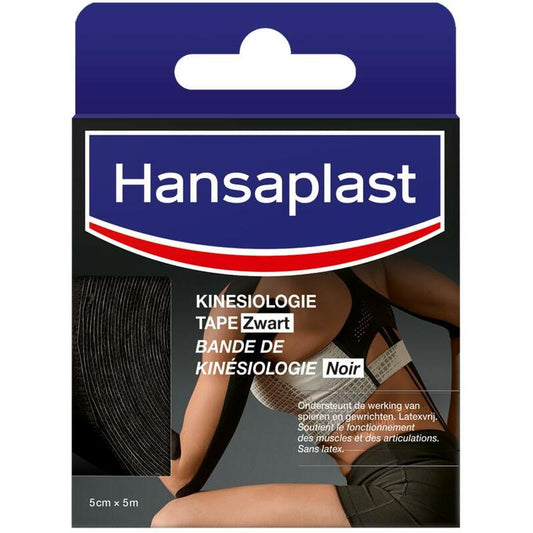 Hansaplast Kinesio tape zwart 1st