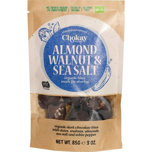 Chokay Walnoot amandel zeezout bio 85g