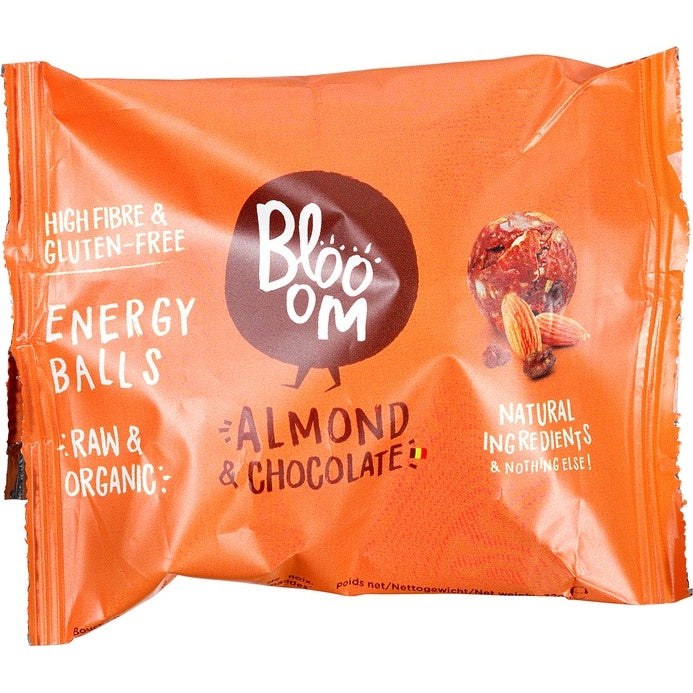 Blooom Energiebal amandel & chocolade bio 32g