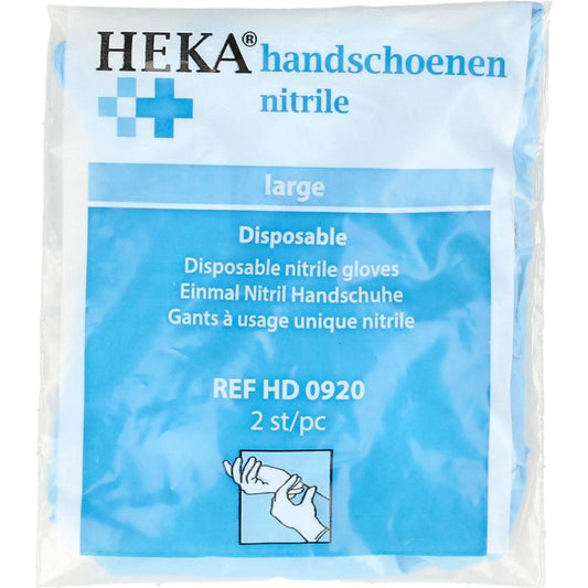 Heka Handschoen nitril maat L 1paar