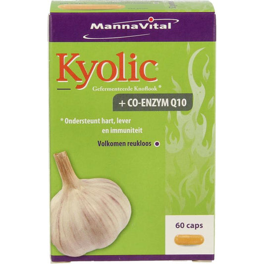 Mannavital Kyolic + co-enzym Q10 60vc