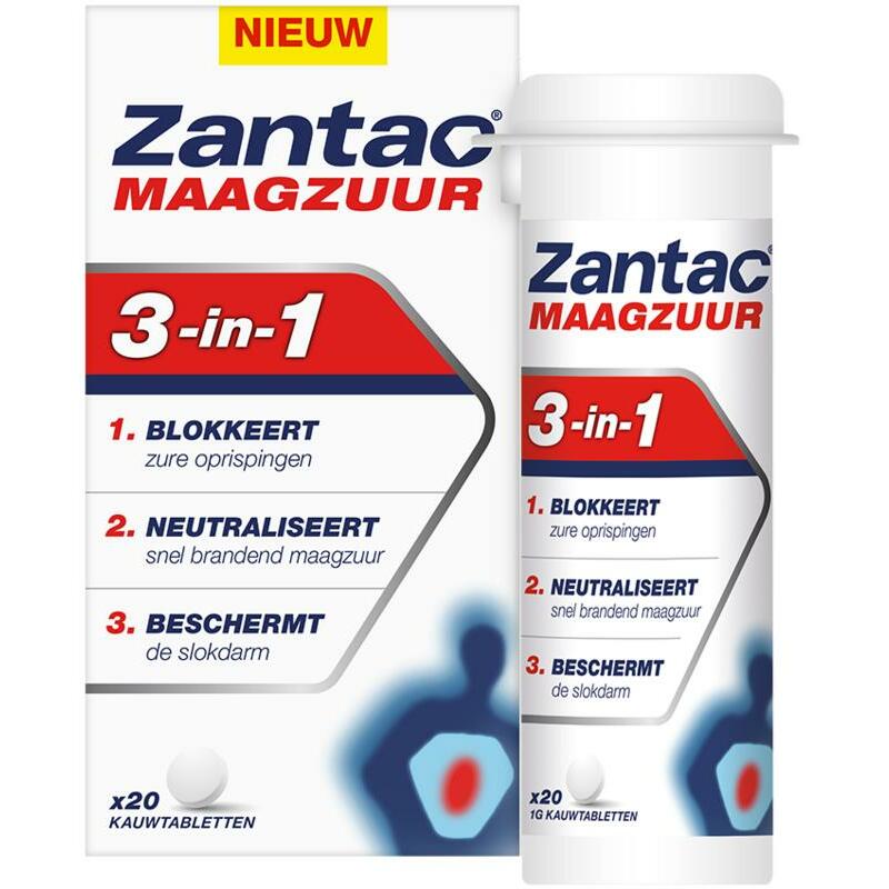 Zantac Maagzuur 3 in 1 20kt