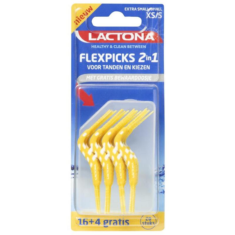 Lactona Flex picks 2-in-1 XS/S 20st