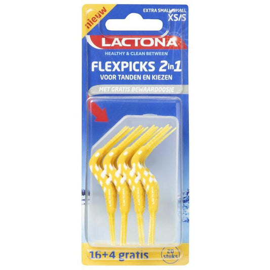 Lactona Flex picks 2-in-1 XS/S 20st