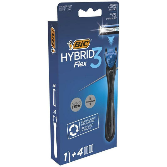 BIC Flex 3 hybrid shaver leaf bl 4 4st
