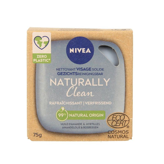 Nivea Naturally clean face bar verfrissend 75g