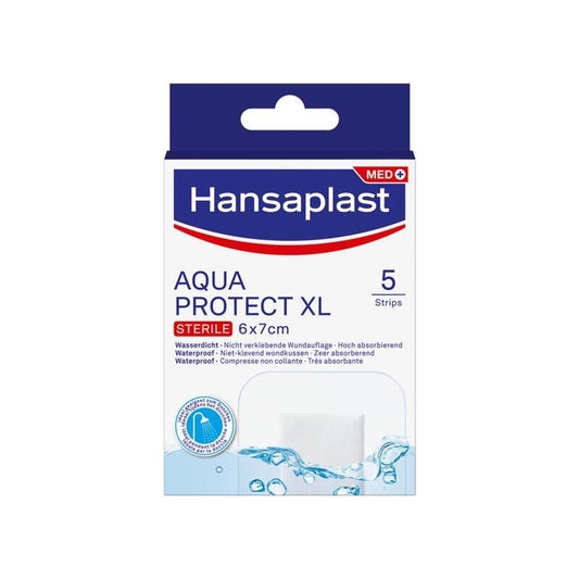 Hansaplast Aqua protect antibacterieel XL 5st