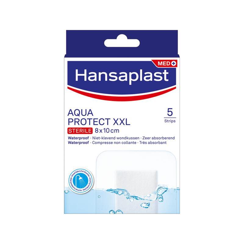 Hansaplast Aqua protect antibacterieel XXL 5st