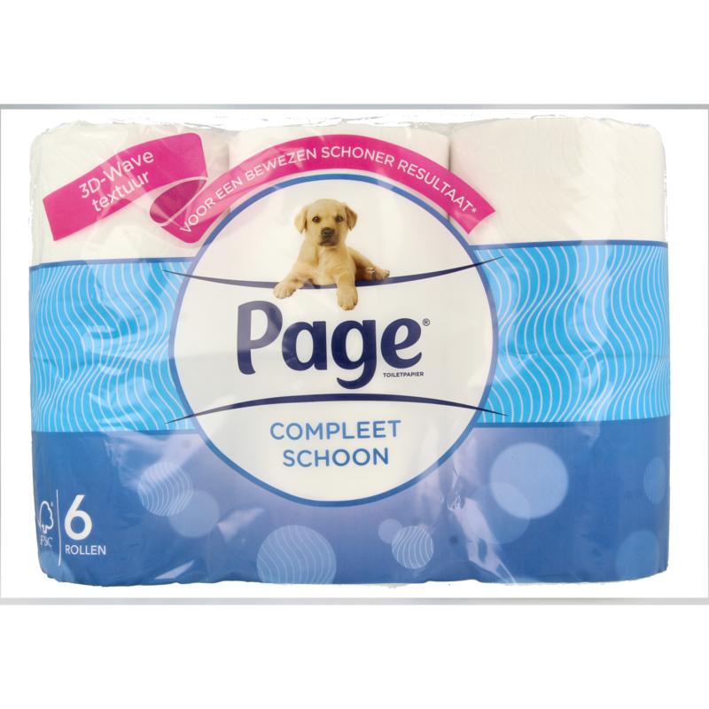 Page Toiletpapier compleet schoon 6st