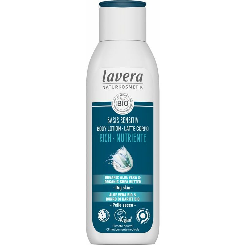 Lavera Basis Sensitiv bodylotion rich EN-IT 250ml