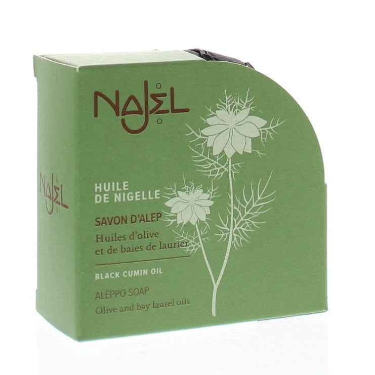 Najel Aleppo zeep nigella olie zwarte komijn 100g