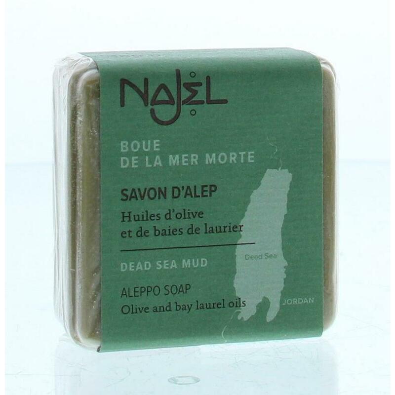 Najel Aleppo zeep scrub dode zee klei 100g