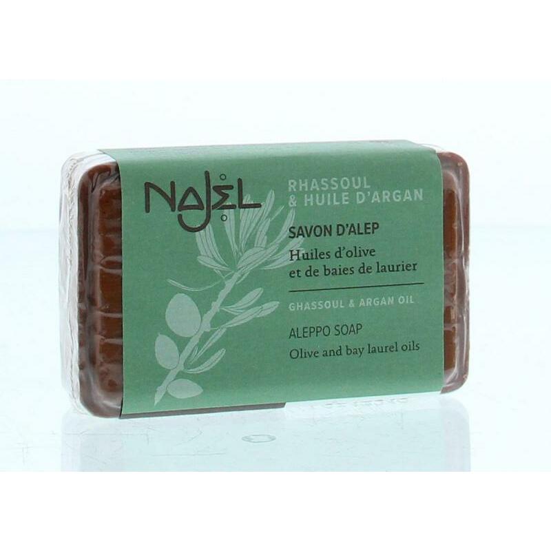 Najel Aleppo zeep argan olie lava aarde 100g