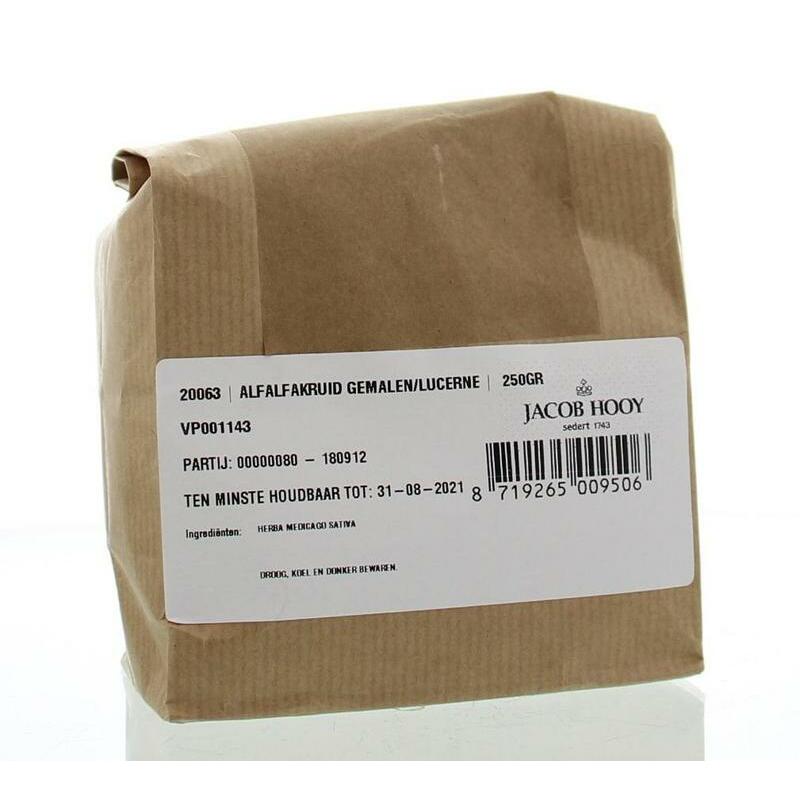 Jacob Hooy Alfalfakruid gemalen 250g