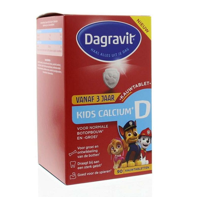 Dagravit Kids calcium & vitamine D 90tb