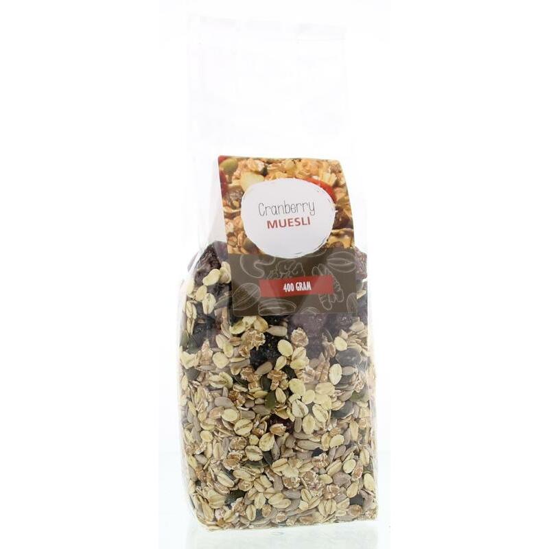 Mijnnatuurwinkel Cranberries muesli 400g