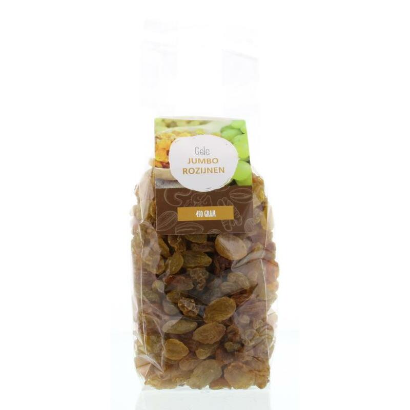 Mijnnatuurwinkel Gele jumbo rozijnen 450g