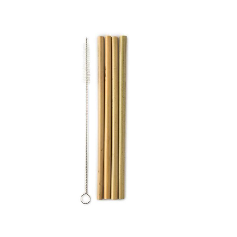 The Humble Co Rietjes bamboe + borstel 4st