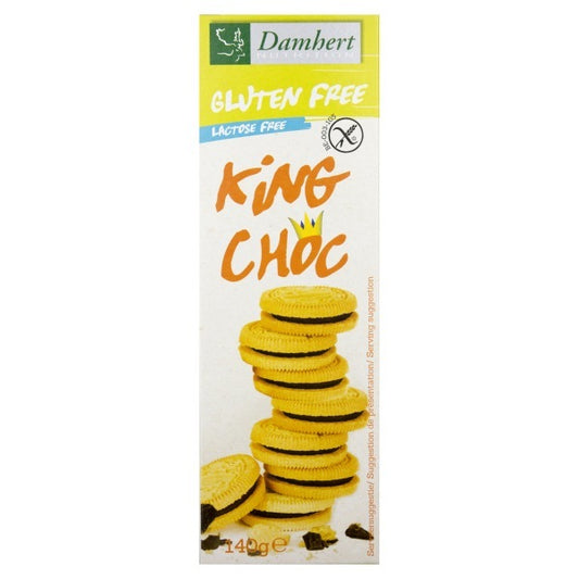 Damhert King chocolade koekjes lactose vrij 140g