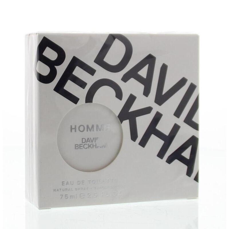 David Beckham Homme eau de toilette 75ml