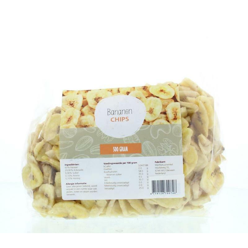 Mijnnatuurwinkel Bananen chips 500g