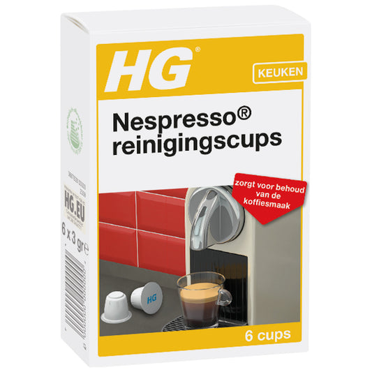 HG Nespresso reinigingscups 6st