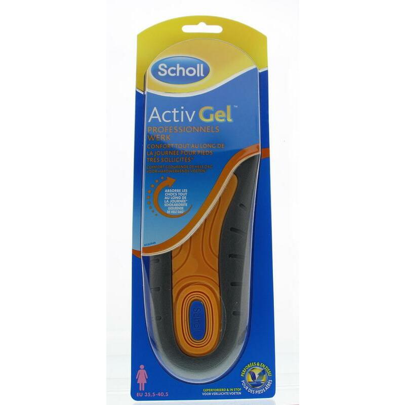 Scholl Activgel voetzolen werk vrouw 2st
