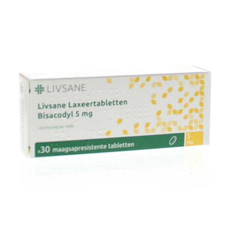 Livsane Bisacodyl 5mg laxeer 5mg 30tb
