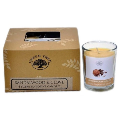 Green Tree geurkaars sandelwood cl votiv# 55g