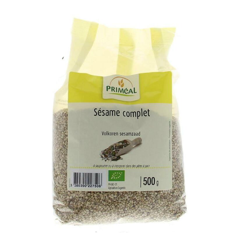 Primeal Volkoren sesamzaad bio 500g