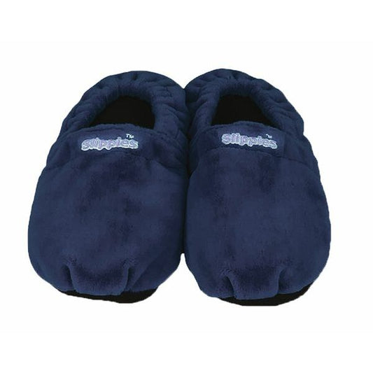 Warmies Slippies maat 8-11 (41 - 45) donker blauw 1paar