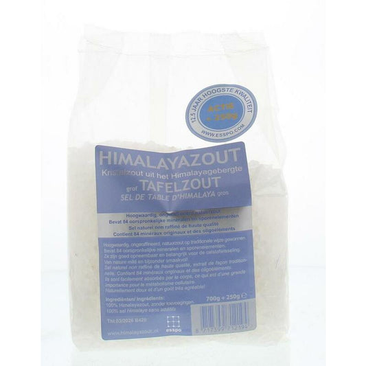 Esspo Himalayazout wit grof 700 + 250 gram actie 950g