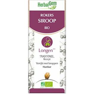 Herbalgem Rokerssiroop longen bio 250ml