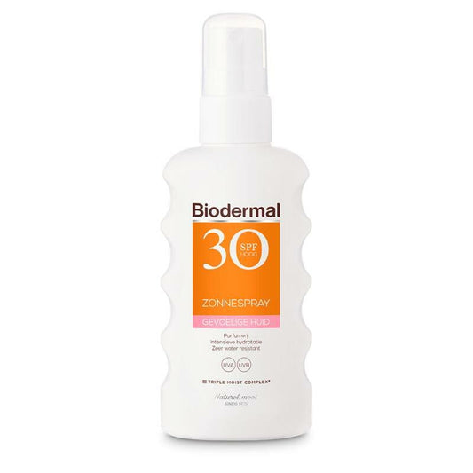 Biodermal Zonnespray SP30 gevoelig huid 175ml