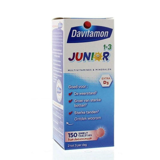 Davitamon Junior 1+ smelttablet 150tb