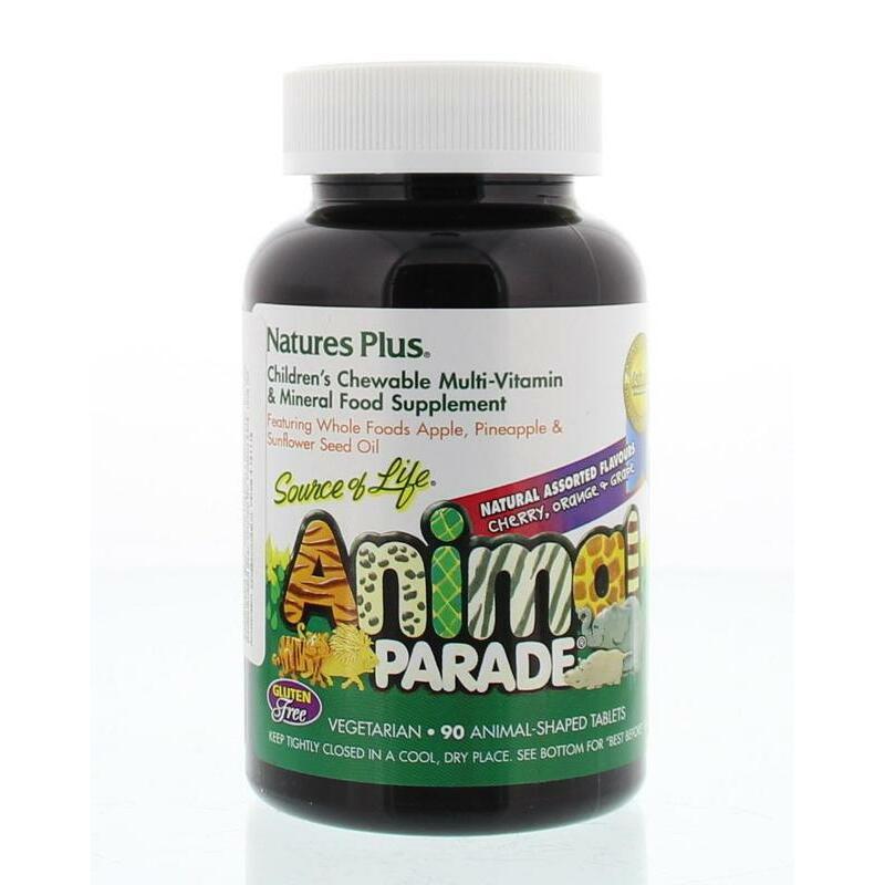 Natures Plus Animal parade multi gemengd fruit 90kt