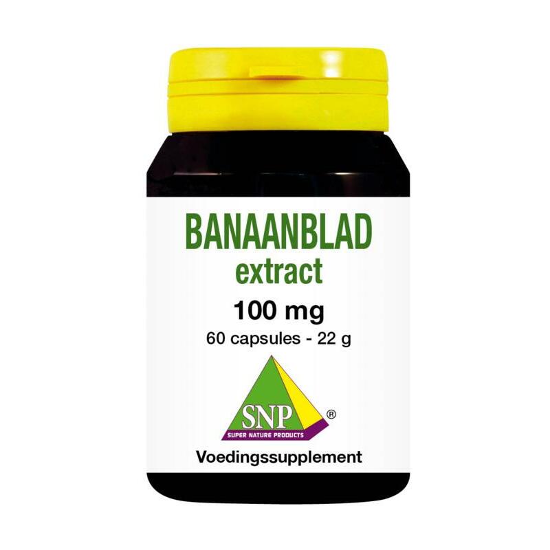 SNP Banaanblad extract 60ca