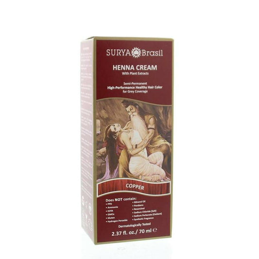 Surya Brasil Henna haarverf creme copper 70ml