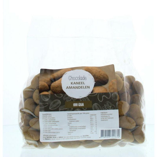 Mijnnatuurwinkel Chocolade kaneel amandelen 1000g