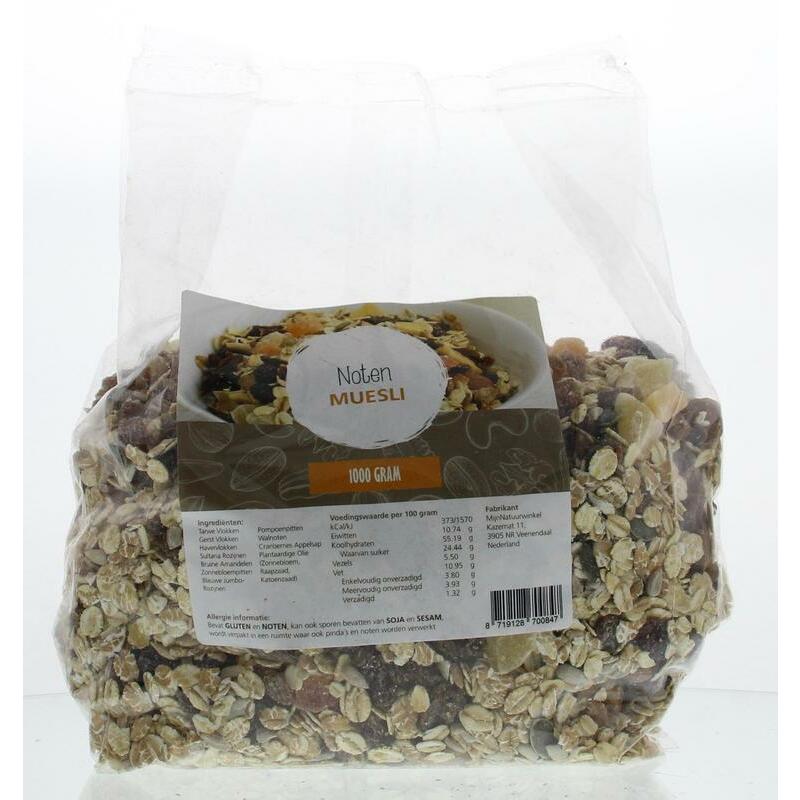 Mijnnatuurwinkel Muesli noten 1000g