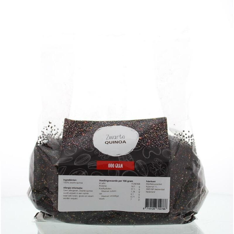 Mijnnatuurwinkel Quinoa zwart 1000g
