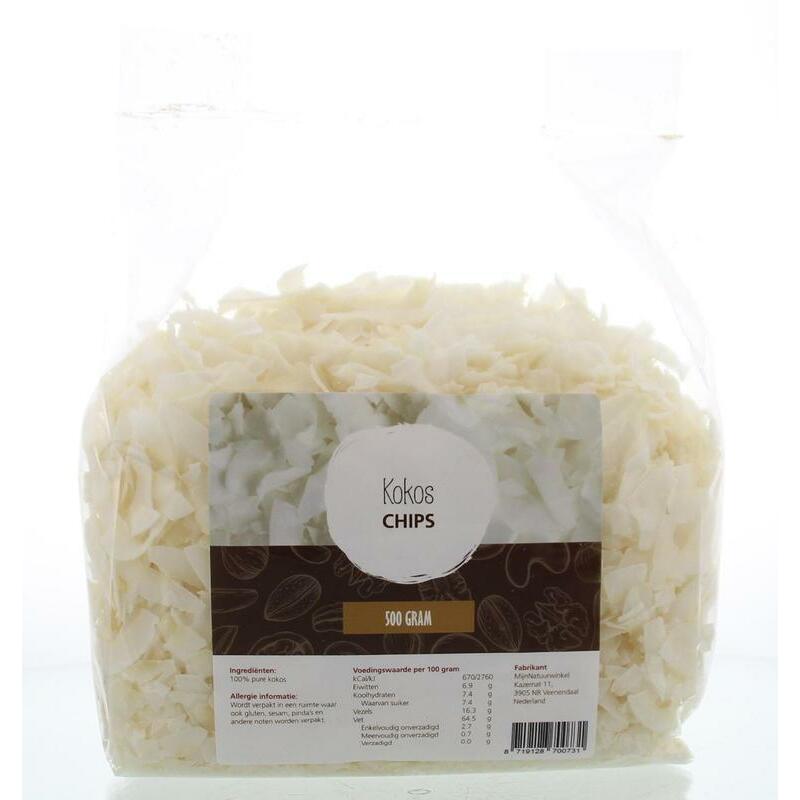 Mijnnatuurwinkel Kokos chips naturel 500g