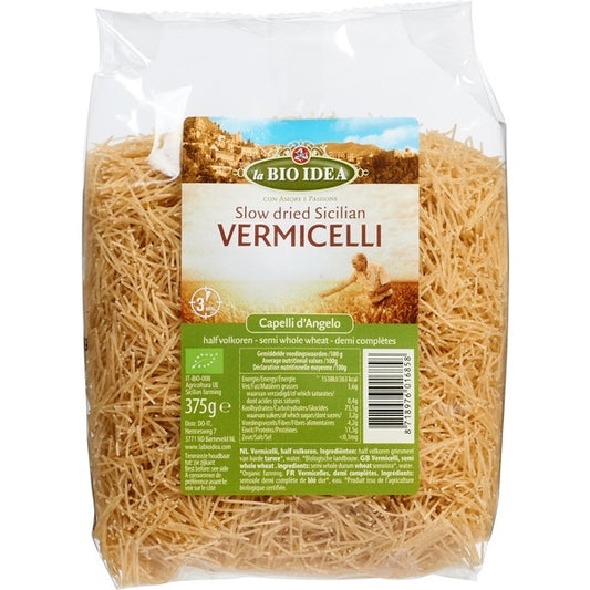 Bioidea Vermicelli half volkoren bio 375g